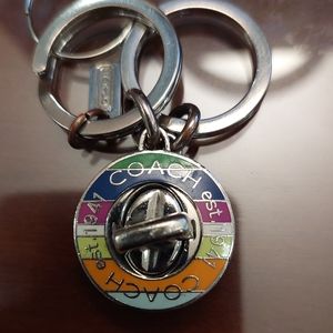 Coach turnkey key chain